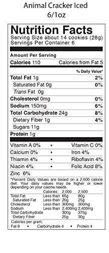 Vista 4 de Grace Animal Crackers Original 1 oz (6 galletas) - Galletas de Animales (paquete de 1)