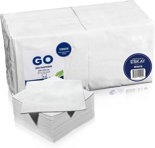 Vista 37 de Servilletas negras para bebidas, servilletas de papel desechables de 3 capas para bar, cóctel, bodas, cumpleaños, fabricadas en la UE, (20 unidades)