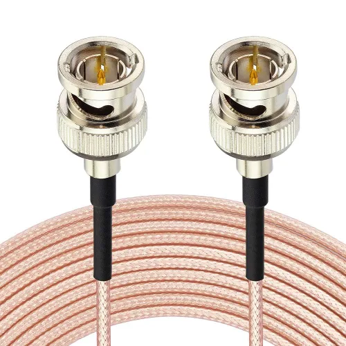 Vista 18 de Superbat HD-SDI 3G SDI Cable 1ft 75 Ohm RG179 BNC Cable de vídeo en ángulo recto Thin Short Low loss Flexible SDI Cable for HD-SDI/3G-SDI/4K/6K