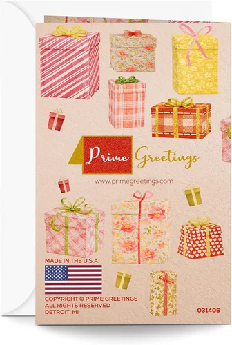 Vista 9 de Prime Greetings Tarjeta de cumpleaños para hija, hecha en Estados Unidos, tarjeta gruesa con sobre de primera calidad empaquetada en un correo