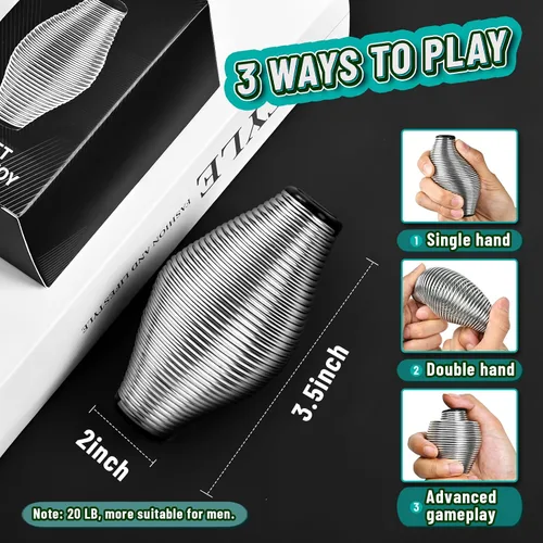 Vista 4 de Juguetes de resorte de metal CHESLICR para adultos, relleno para cestas de Pascua, regalo para niños, adolescentes, chicos y hombres, artículos