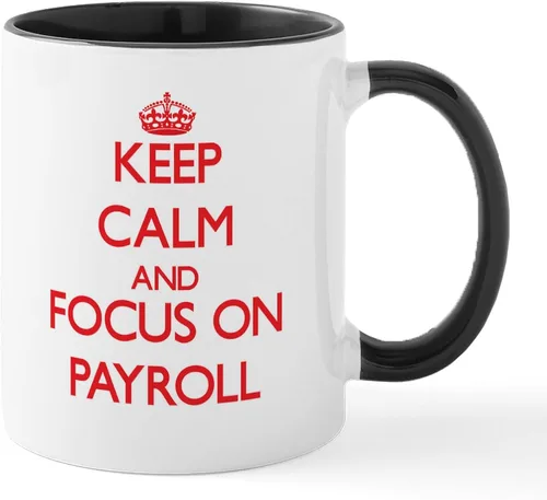 Vista 8 de CafePress Coffee Then Payroll Mugs - Taza de café de cerámica (11 oz)