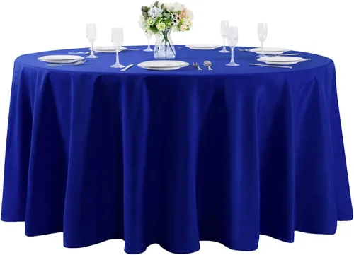 Vista 48 de Mantel rectangular de tela de poliéster lavable de 60 x 120 pulgadas, para decoración de bodas, fiestas, comedores, banquetes