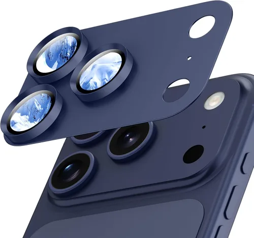 Vista 8 de Protector de lente de cámara para iPhone 15/iPhone 15 Plus/iPhone 14/iPhone 14 Plus, pantalla de cubierta de cámara de vidrio templado de aleación