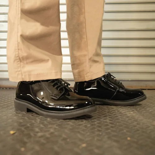 Vista 6 de Rothco, zapatos de alto brillo, oxford uniforme