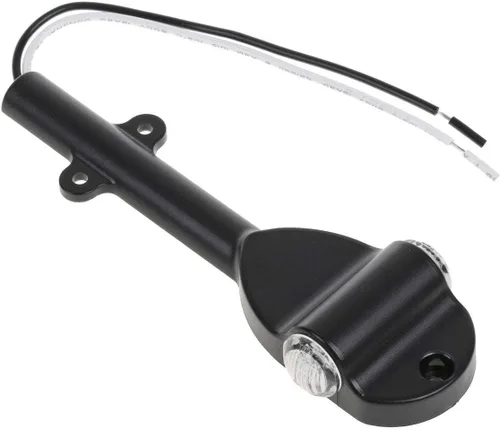 Vista 6 de Partsam 2 luces LED rojas/ámbar para guardabarros de remolque, luz de marcador de liquidación LED delantera y trasera, lente transparente, luces