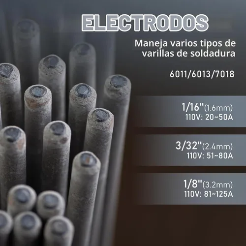 Vista 6 de Sunstac Mini soldador de palo 125A, diseño portátil de 110 V