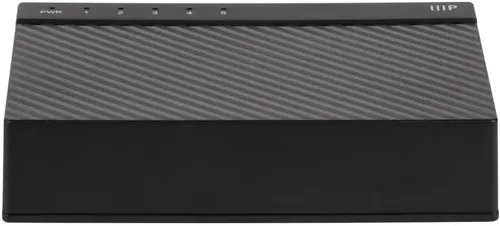 Vista 5 de Monoprice Switch de red no administrado Fast Ethernet de 5 puertos a 10/100 Mbps Tamaño compacto, Plug and Play, negociación automática y MDI/MDIX