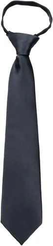Vista 10 de Buy Your Ties Corbata de cremallera sólida extra larga para hombre Aguamarina