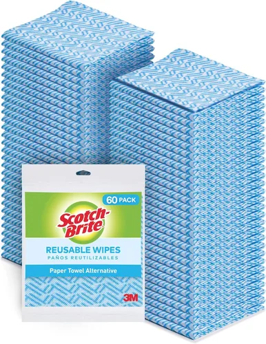 Vista 7 de Paños para fregar y limpiar Scotch-Brite Dobie, paños de esponja para limpiar la cocina, el baño y el hogar, el paño para fregar y limpiar Dobie