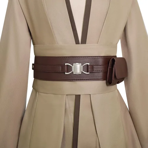 Vista 8 de Forwacos Disfraz de Jedi para niños, disfraz de Anakin, túnica con capucha, disfraz de Halloween, uniforme