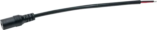 Vista 3 de JacobsParts DC Power Pigtail - Conector de barril hembra de 6 pulgadas de cable de 0.217 in x 0.083 in para tira de luz LED, cámara de seguridad