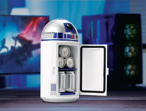 Vista 3 de Mini Nevera STAR WARS R2-D2 4.5l 8 Latas AC/DC