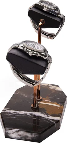Vista 4 de UEDA Soporte de reloj hecho a mano base de mármol natural soporte de exhibición de relojes para hombres y mujeres soporte de joyería lujoso