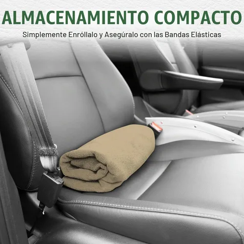Vista 8 de lebogner Funda impermeable para asiento de automóvil que suda para después del gimnasio, correr, nadar, playa y senderismo, ajuste universal Beige