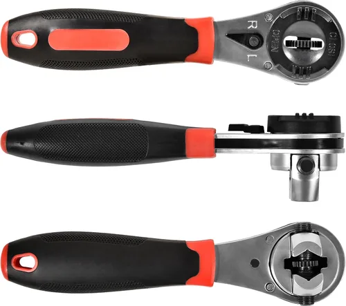 Vista 3 de SaferCCTV - Llave de trinquete ajustable para tornillo de 0.27 a 0.86 pulgadas, llave universal multifuncional, llave ajustable de trinquete