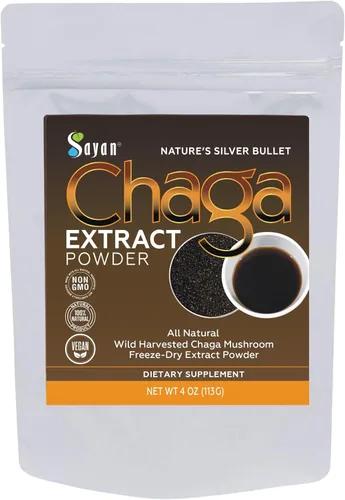 Vista 13 de Polvo extracto hongo chaga siberiano. Súper antioxidante, ayuda al sistema inmune., 2 onza, 1