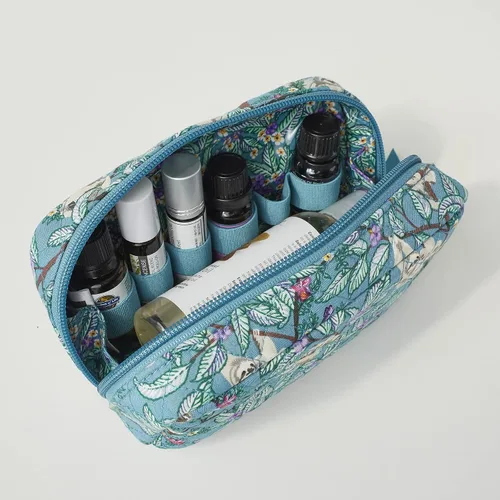 Vista 3 de Vera Bradley Women's Cotton Zip-Around Essential Oil Case Travel Accessory