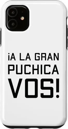 Vista 6 de Funda para iPhone 12 mini A La Gran Puchica Vos El Salvador Chapin Salvi Pupusas Guate
