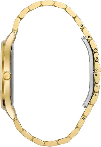 Vista 2 de Reloj Bulova para hombre clásico de acero inoxidable con diamantes y fecha del día Tono dorado/esfera negra
