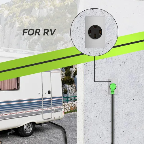 Vista 6 de RVMATE NEMA TT-30R Receptáculo, salida RV de 30 amperios