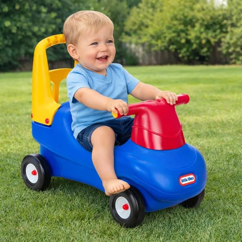 Vista 5 de Little Tikes Push and Ride Racer - (Exclusivo de Amazon), 22 pulgadas de largo x 10 pulgadas de ancho x 17 pulgadas de alto con tornillos