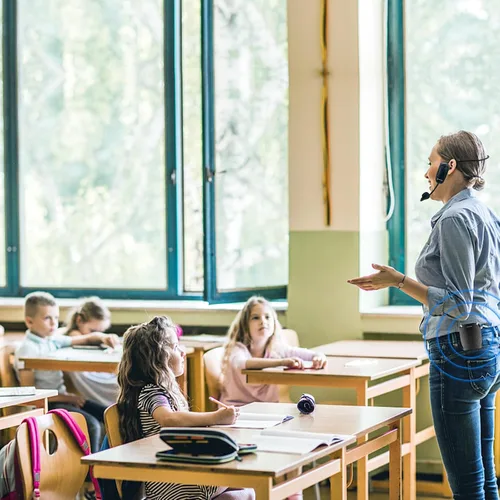 Vista 8 de ZOWEETEK Amplificador de Voz Original para Profesores con 2 Micrófonos, Amplificador de Voz Inalámbrico con Auriculares Micrófono, Altavoz Portátil