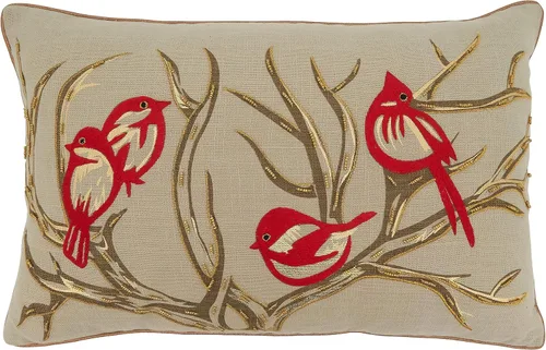 Vista 9 de SARO LIFESTYLE Ariadne Collection - Almohada de casa de jengibre con relleno de plumón, 18 pulgadas, color natural