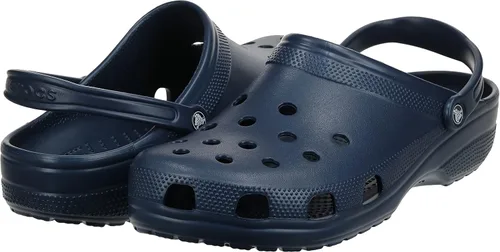 Vista 7 de Crocs Zuecos clásicos unisex, azul marino, 9 US hombres/11 US mujer