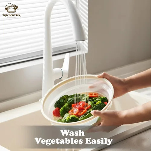 Vista 7 de s Cubierta para salpicaduras de microondas, cubierta de microondas para alimentos, tapa protectora de salpicaduras de microondas con asa, cubierta