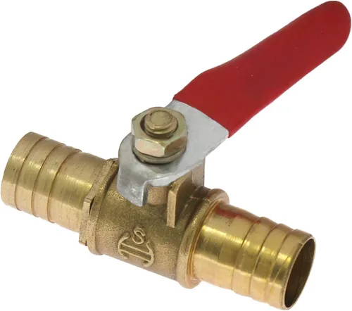 Vista 6 de Bonsicoky - 4 válvulas de bola de agua de latón de 1/2 pulgada de diámetro de manguera de cierre de manguera de manguera de púas conector conector