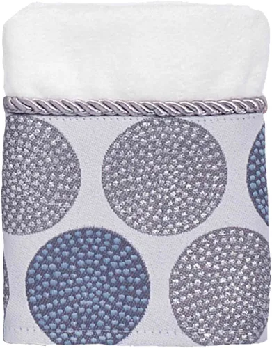 Vista 6 de Avanti Linens - Toalla de mano, toalla de algodón suave y absorbente (colección de círculos punteados, mineral) 100% algodón, suave y absorbente