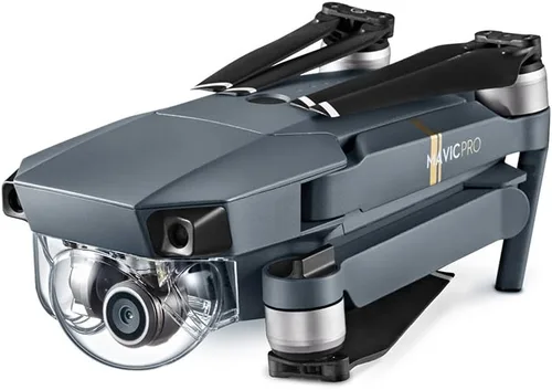 Vista 4 de Kit de drone con mando a distancia DJI Mavic Pro Fly More Combo con hélice plegable, cuadrirrotor, 3 baterías, MicroSD de 16 GB, puerto de carga