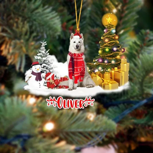 Vista 57 de NAZENTI Adorno personalizado de gato abisinio con árbol de pino, adorno de Navidad personalizado para perros amantes de las mascotas, colgante
