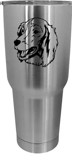 Vista 23 de Cairn Terrier - Vaso grabado con temática de perro, 30 onzas
