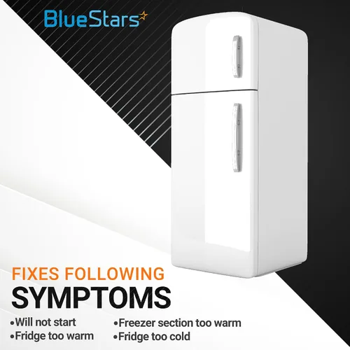 Vista 3 de BlueStars Termostato de control de frío para refrigerador 2198202 y temporizador de descongelación de refrigerador W10822278 - Compatible