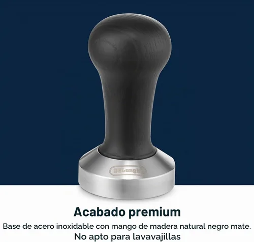 Vista 6 de De'Longhi DLSC080 - Tamper de café espresso de madera negra