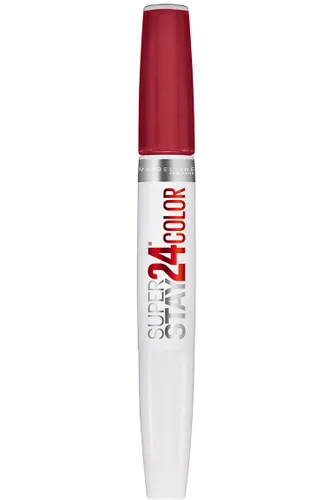 Vista 36 de Maybelline Super Stay 24, lápiz labial líquido de maquillaje de 2 pasos, color altamente pigmentado de larga duración con bálsamo hidratante, Merlot