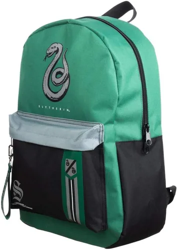 Vista 2 de Bioworld Mochila Hogwarts House de Harry Potter, Multi colorido, Slytherin