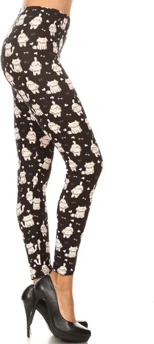Vista 24 de Leggings Depot ActiveFlex - Leggings activos de cintura alta para mujer, cintura de 5 pulgadas, disponibles en tallas grandes Borgoña