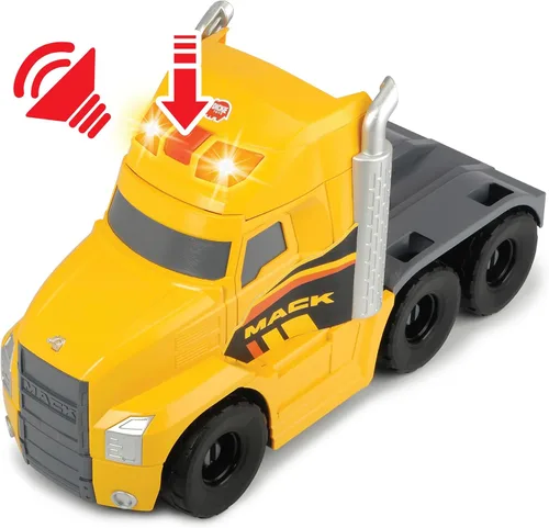 Vista 6 de DICKIE TOYS - Camión Mack de 28 pulgadas con 2 camiones de construcción Volvo