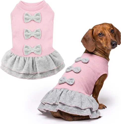Vista 83 de Parisian Pet Chambray - Vestido para perro - Ligero sin mangas para perro, niña, talla XS Chambray en general