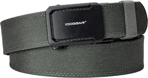 Vista 8 de IDOGEAR SPORTS - Cinturón táctico de rátchet de ajuste rápido Nylon resistente 1000D para EDC, CCW y uso en servicio