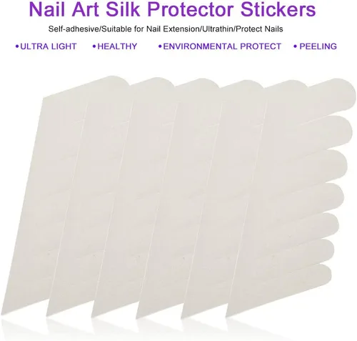 Vista 3 de Envoltura de seda para uñas, envoltura de seda para uñas, envoltura de seda adhesiva para uñas, calcomanías protectoras de uñas de gel UV