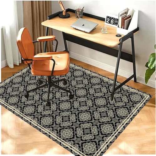 Vista 7 de Tapete para silla de oficina para piso de madera dura, 36"x48" tapete antideslizante para silla de escritorio para pisos duros, alfombra