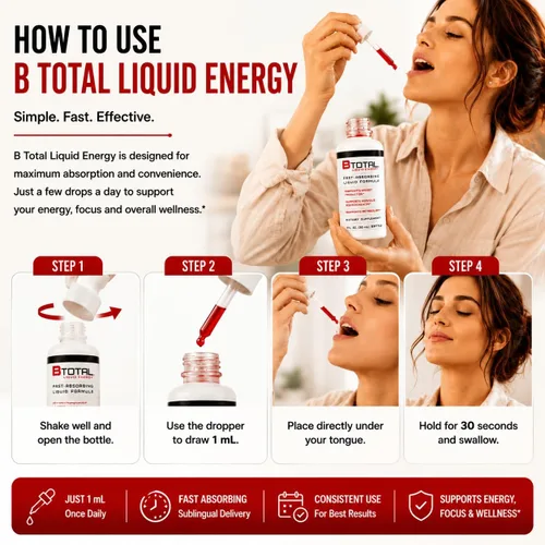 Vista 7 de Sublingual Vitamina B Complex - Gotas líquidas, B12, baya, 2 onzas líquidas Fast sublingual liquid B-complex with B12 for energy, brain & focus
