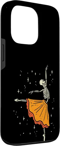 Vista 3 de Funda para iPhone 13 Pro Dancing Skeleton Ballerina Ballet Dance Halloween Girl Women Case