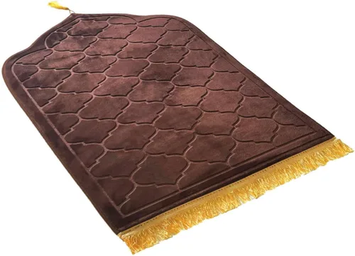 Vista 10 de JE JOUE Alfombra de oración musulmana islámica – Esponja gruesa musulmana para hombres y mujeres, Eid Travel Ramadán, suave, de lujo, ideal