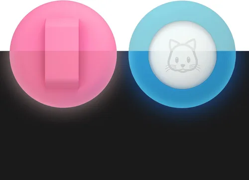 Vista 17 de SimpleThings Air-tag - Soporte para collar de gato, funda protectora de silicona para mascotas para Air-tag, paquete de 2 fundas impermeables