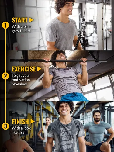 Vista 3 de Actizio Entrenamiento divertido y motivacional activado por el sudor Puedes ir a casa ahora camisetas y camisetas sin mangas para hombre